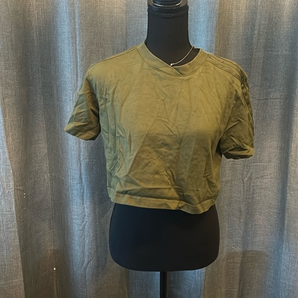 Green ADIDAS x Ivy Park Crop Top - Picture 1 of 3